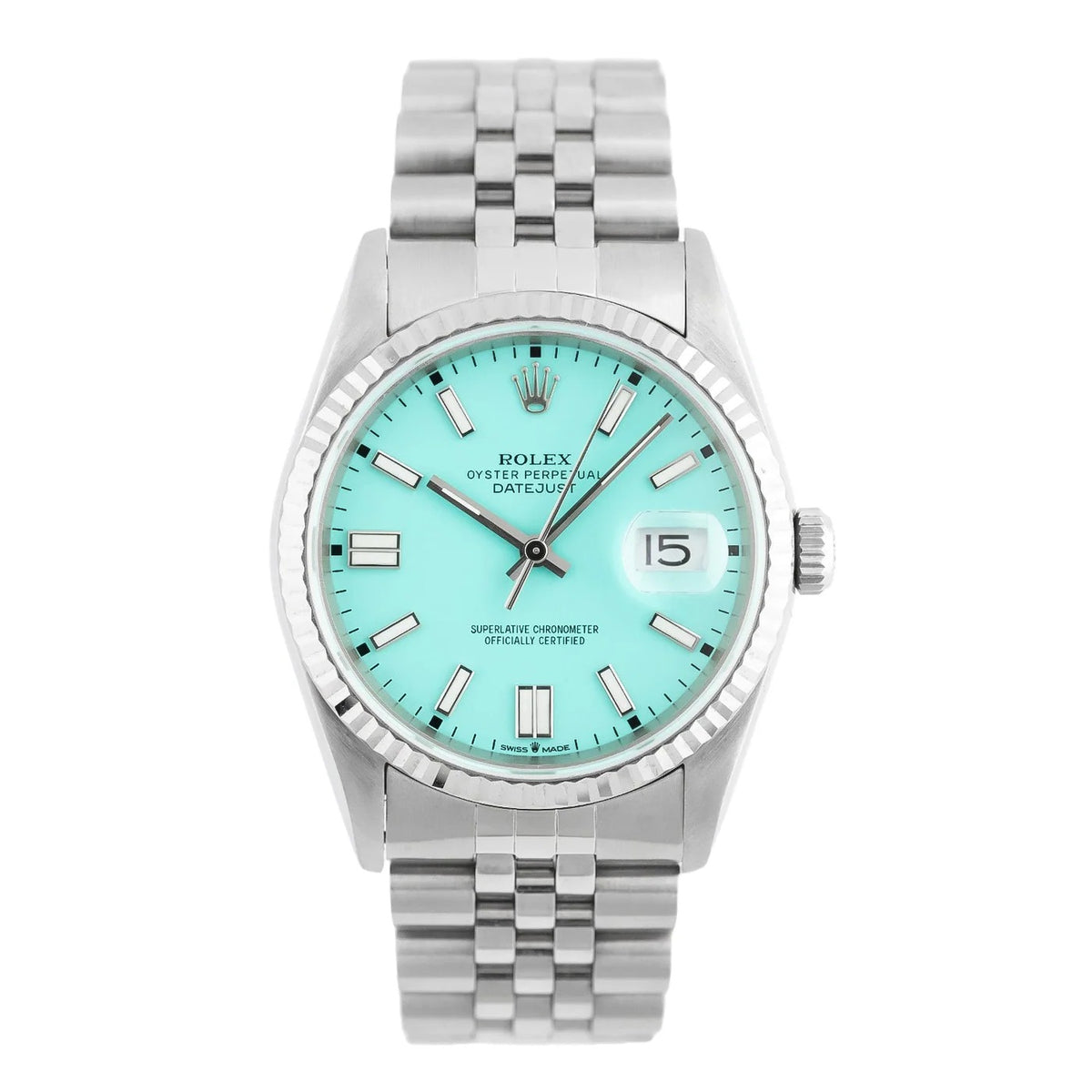 Datejust 36 Turquoise Dial 1989