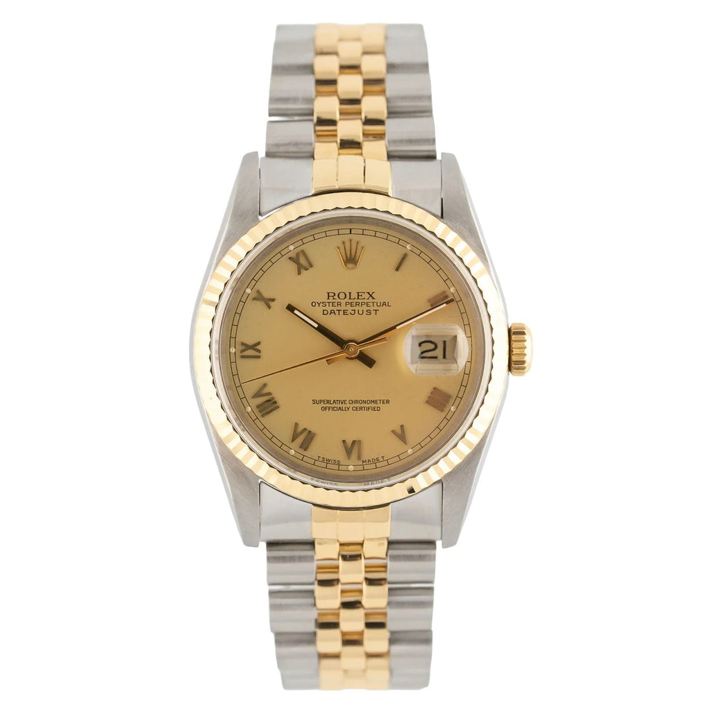 Datejust 36 Gold Roman Dial 1992