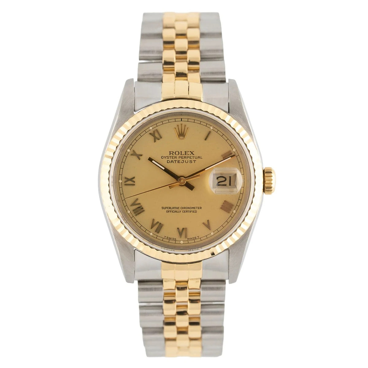 Datejust 36 Gold Roman Dial 1992