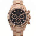 Daytona Chronograph Black Dial Diamant Indizes 2021