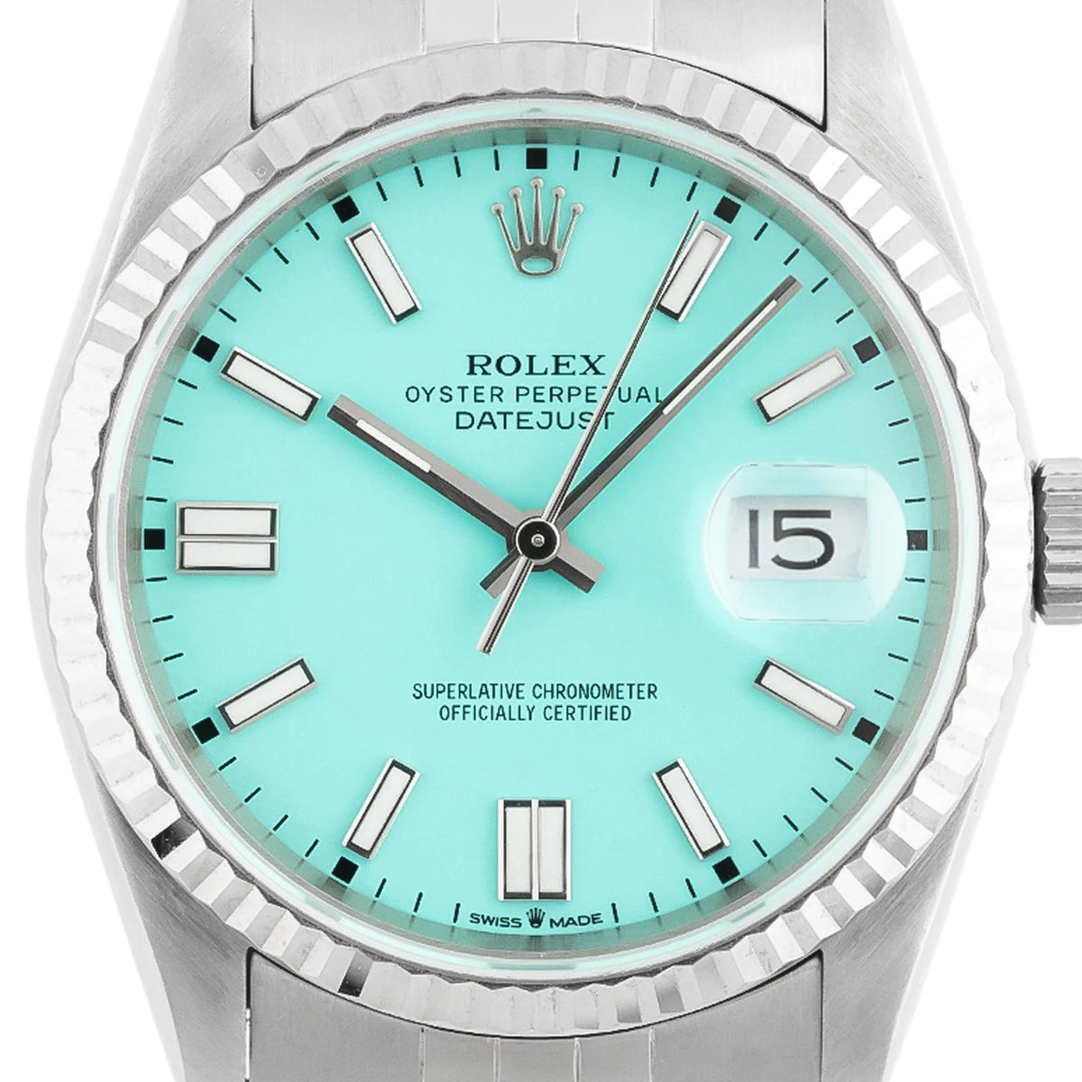 Datejust 36 Turquoise Dial 1989
