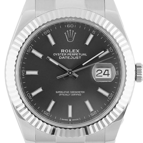 Datejust 41 Rhodium Dial 2024