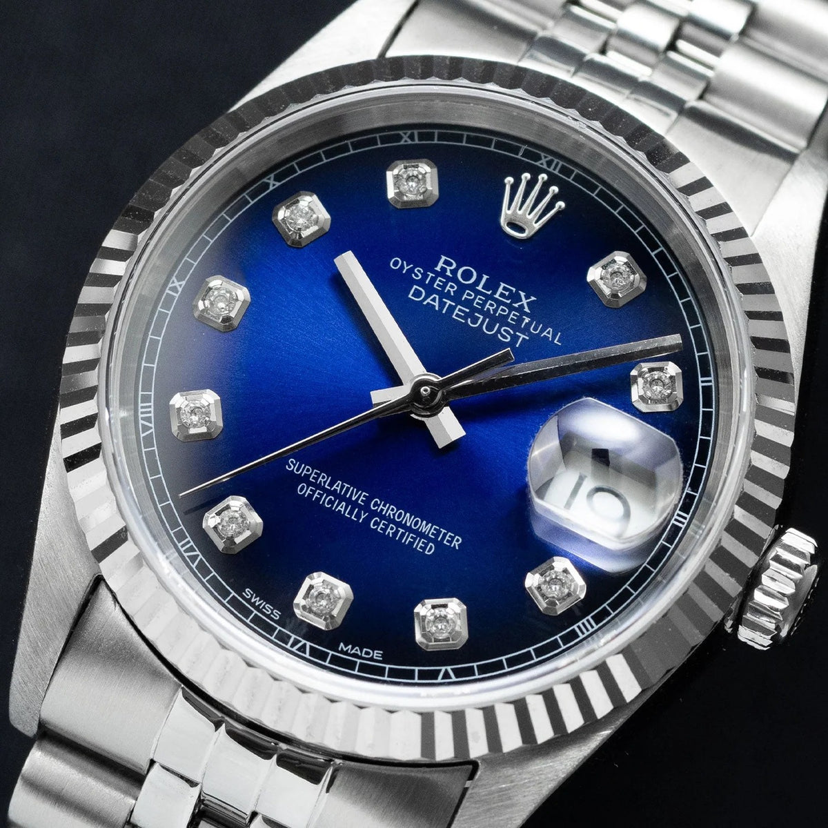 Datejust 36 Blue Degrade Diamond Dial 1979