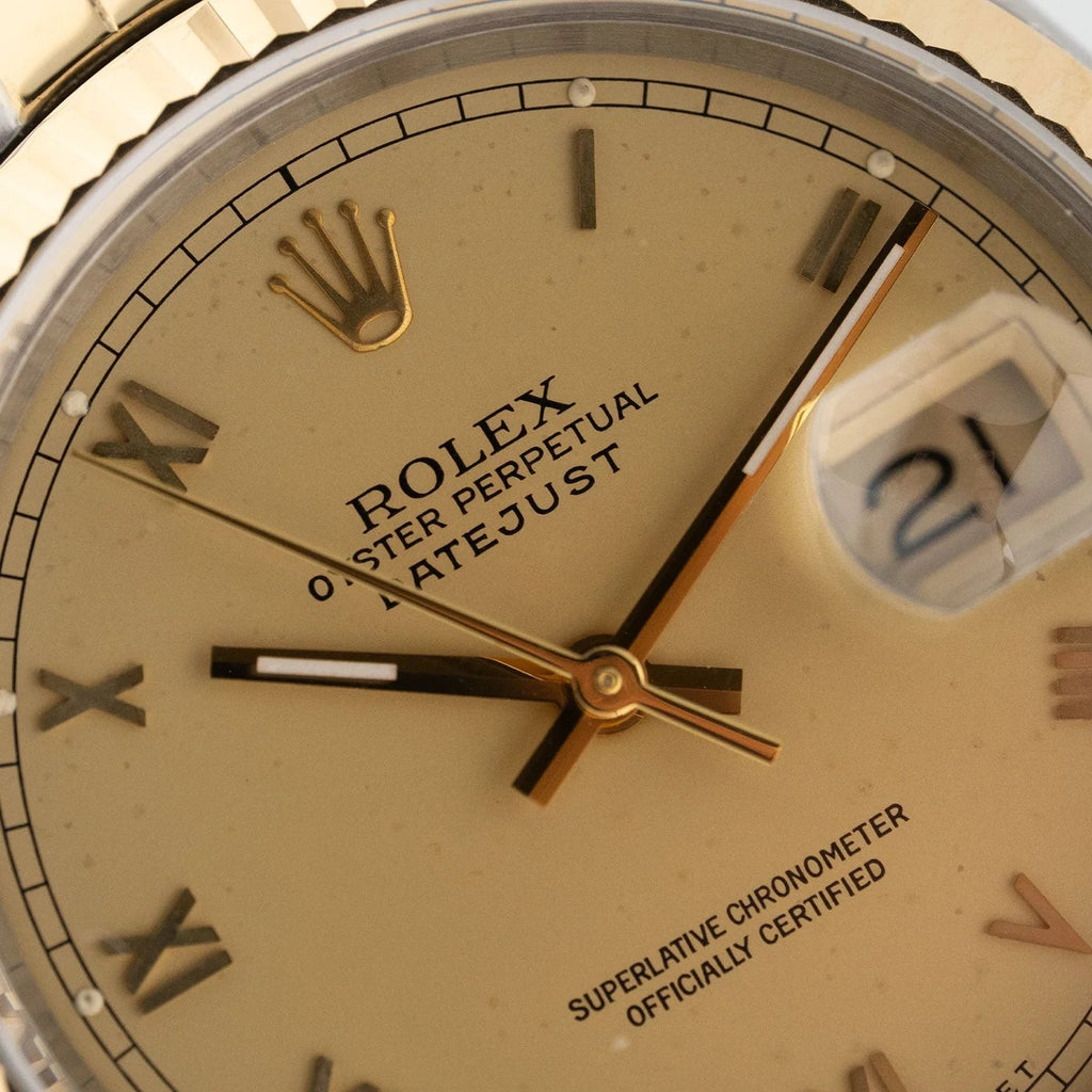 Datejust 36 Gold Roman Dial 1992