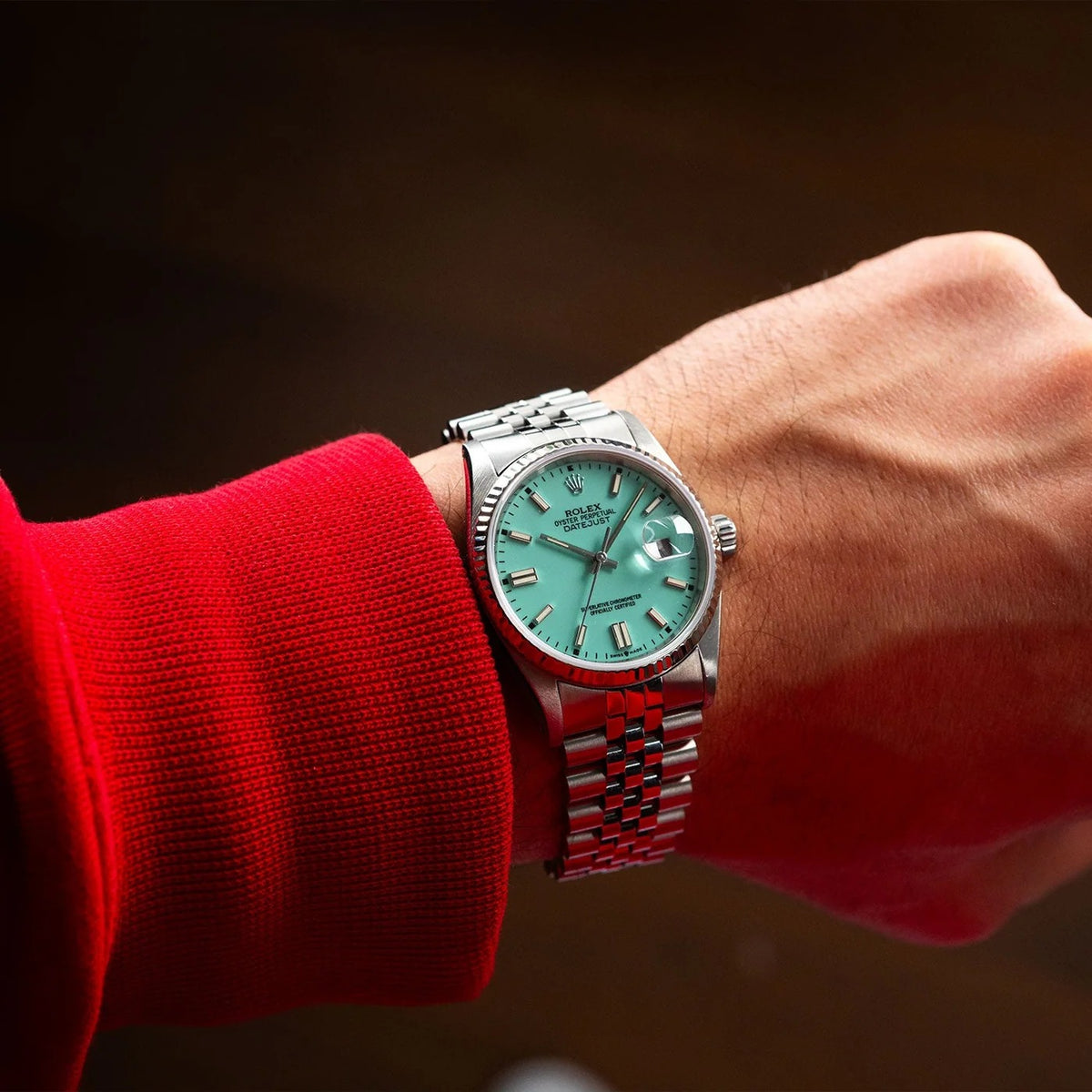Datejust 36 Turquoise Dial 1989