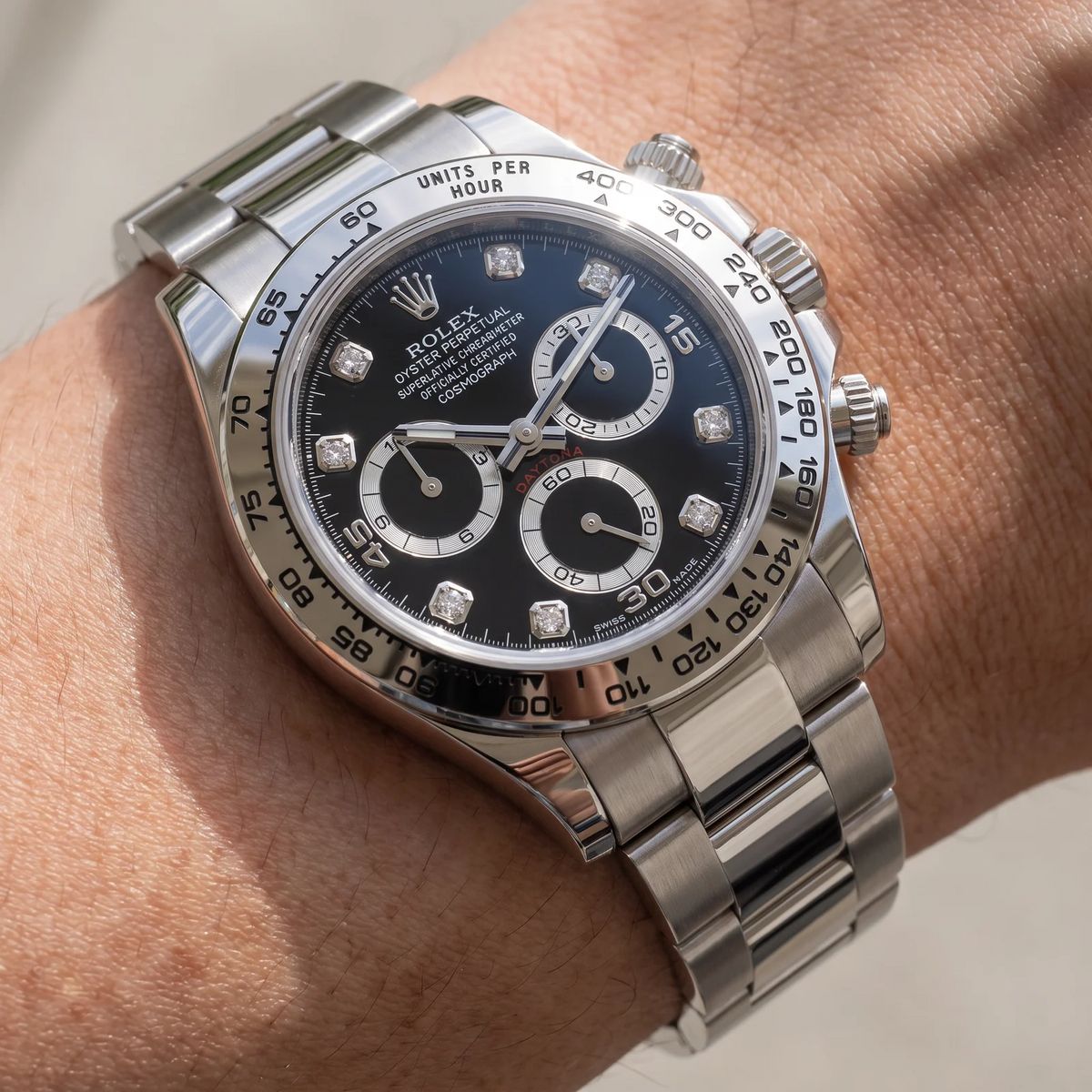 Daytona Cosmograph Black Diamond Dial 2021