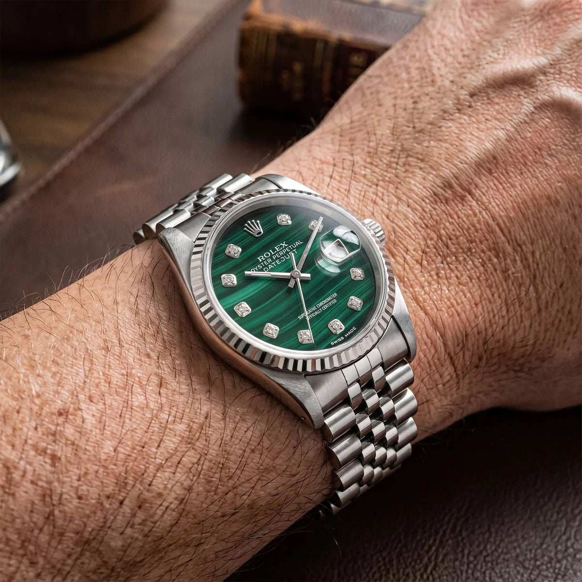 Datejust 36 Malachite Diamond Dial 1988