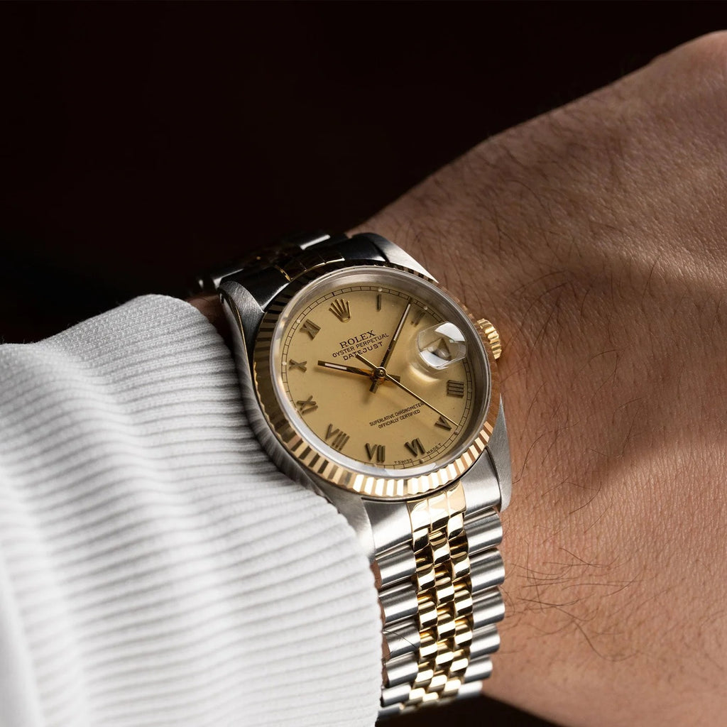 Datejust 36 Gold Roman Dial 1992
